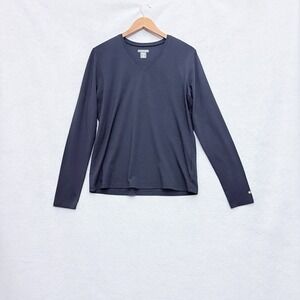 Insect Shield Dri Balance UPF 30 Plus Long Sleeve V Neck Shirt Gray Women's  LG